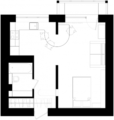 طراحی آپارتمان های کوچک